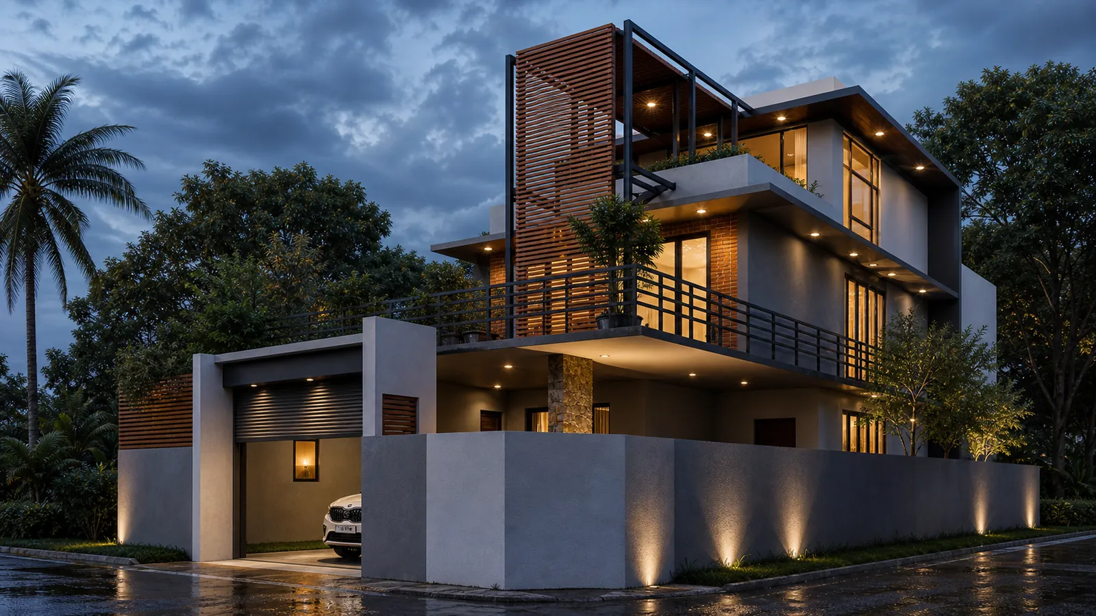 The Ardoran box type house in Kadawatha by Ishara Homes