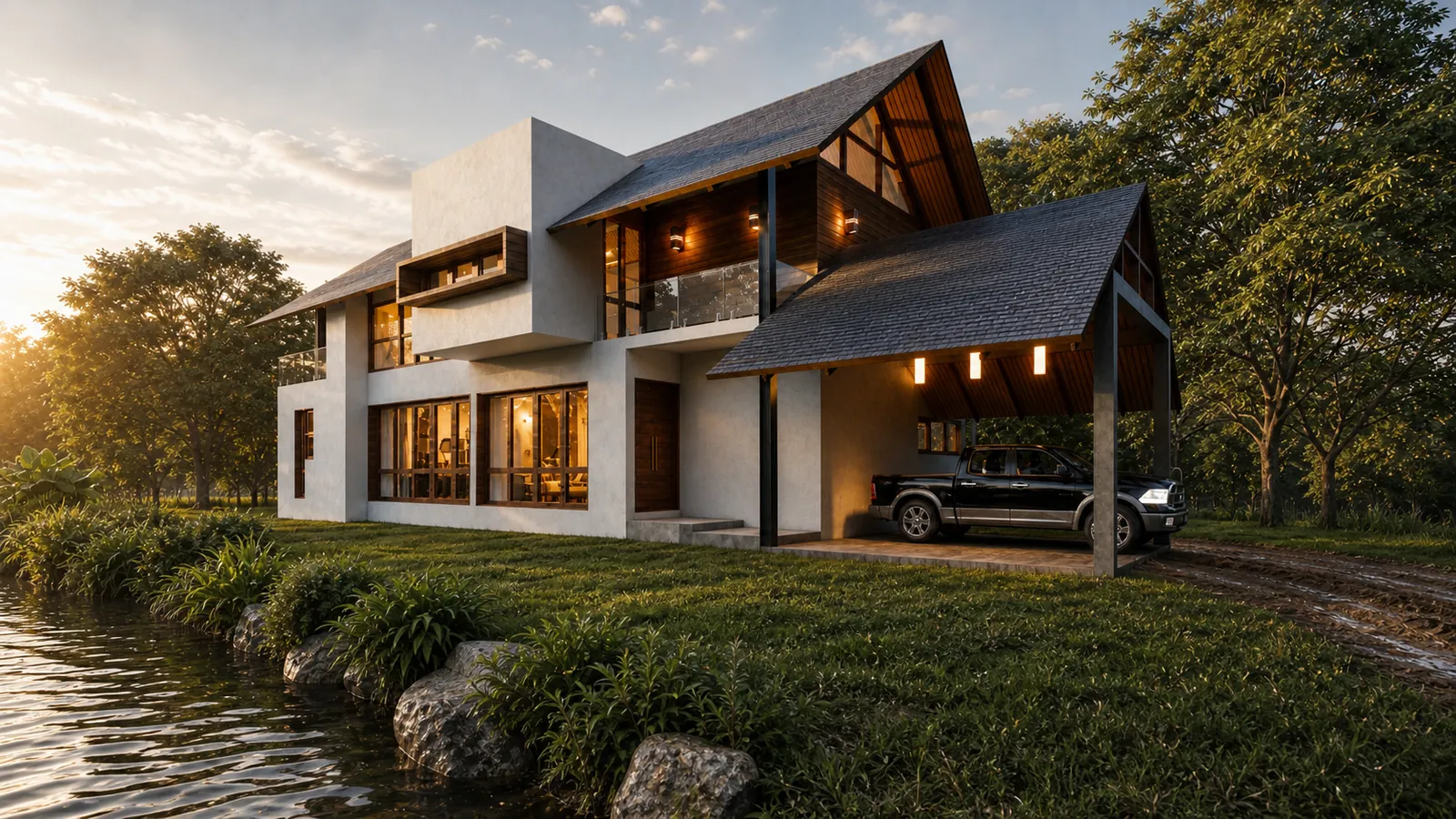 The Jungle House modern tropical home in Kurunegala by Ishara Homes