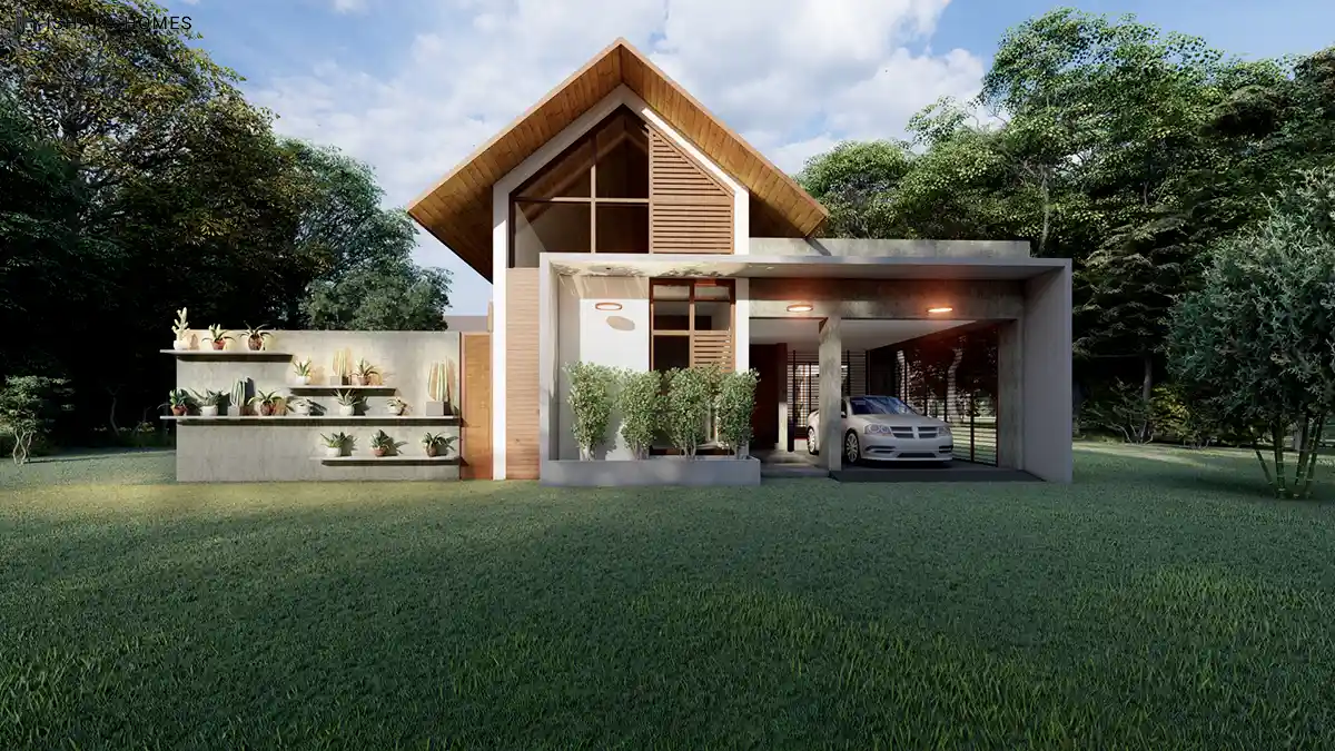 The Green Cottage, a single-storey tropical retreat in Awlegama designed and built by Ishara Homes