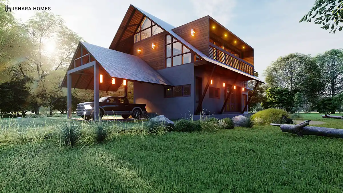 The Jungle House, a modern tropical home in Kurunegala designed and built by Ishara Homes